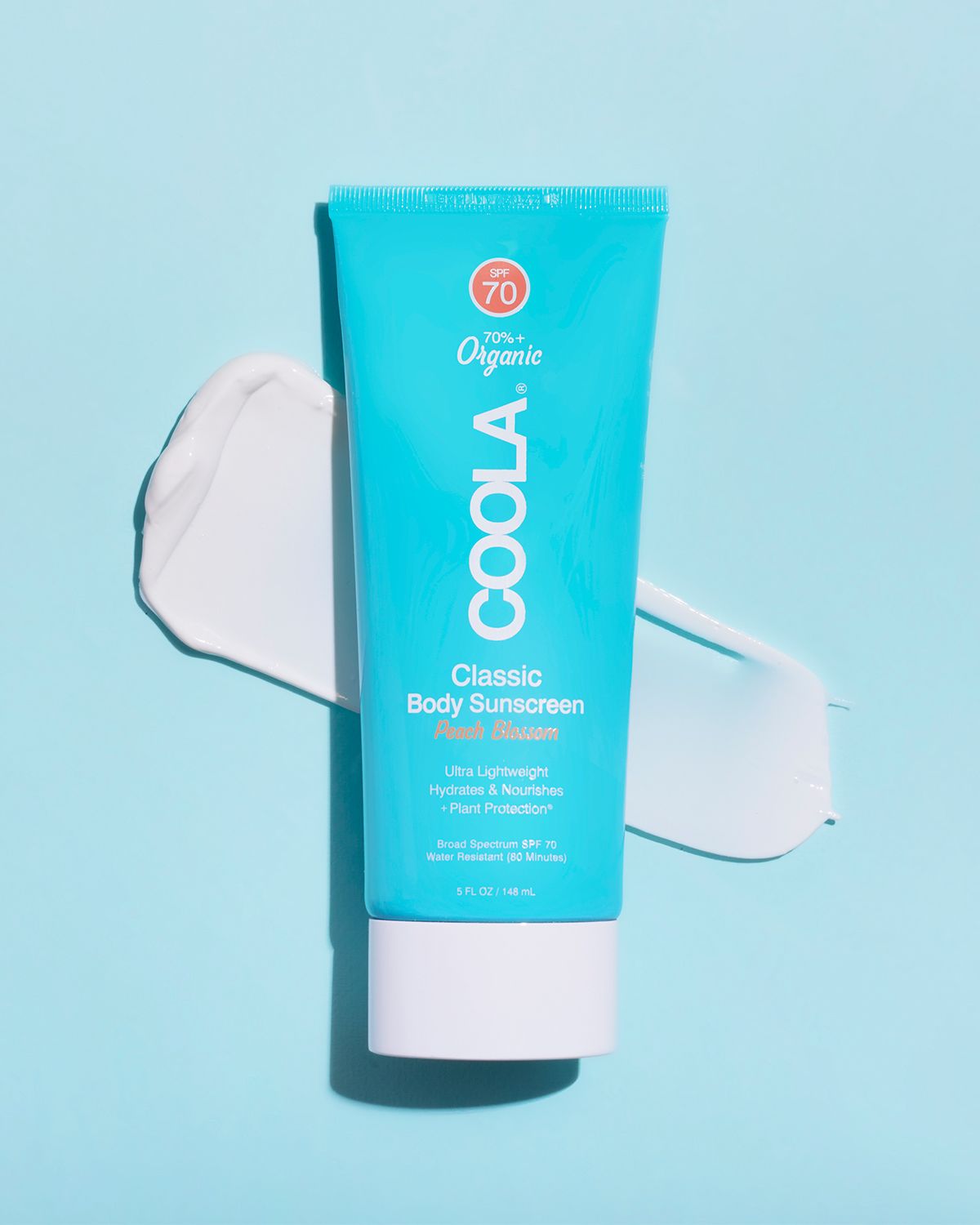 COOLA Classic Body Organic Sunscreen Lotion, Peach Blossom, SPF 70 - 5 fl oz