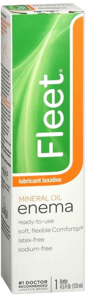 Fleet Mineral Oil Lubricant Laxative Enema - 4.5 fl oz