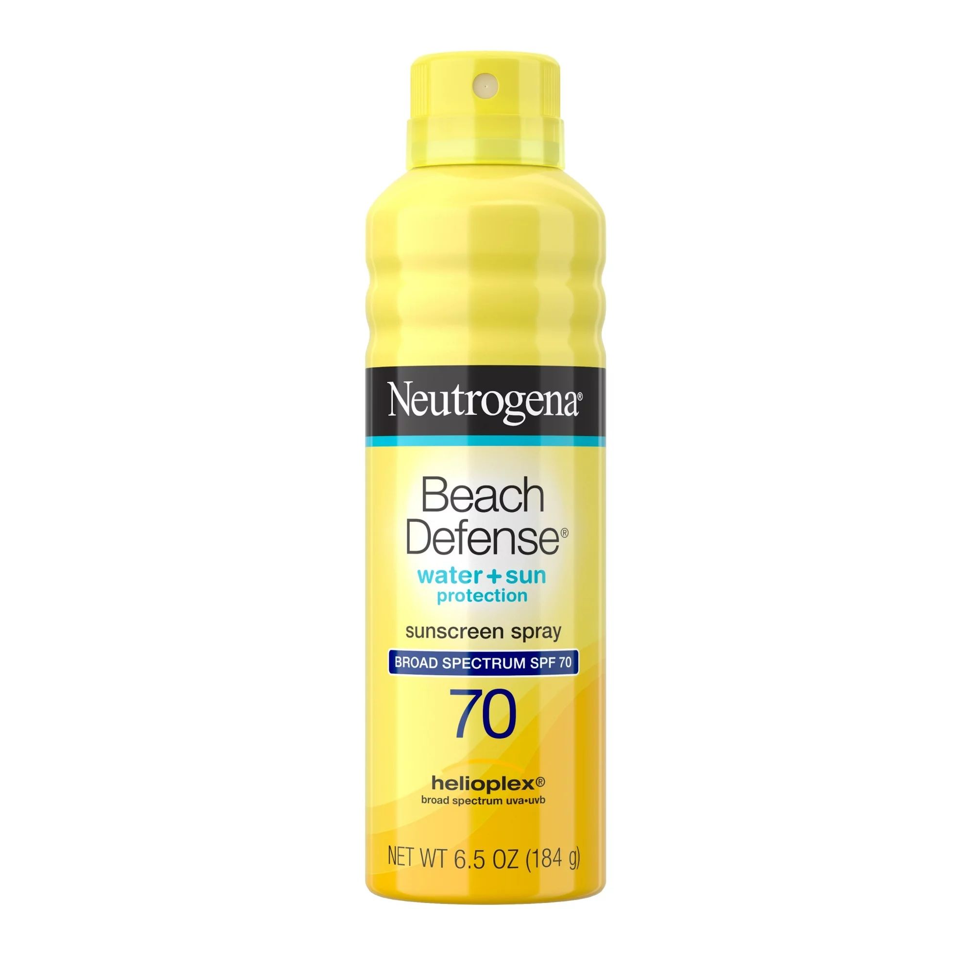 Neutrogena Beach Defense Water + Sun Barrier Sunscreen Spray, SPF 70 - 6.5 oz