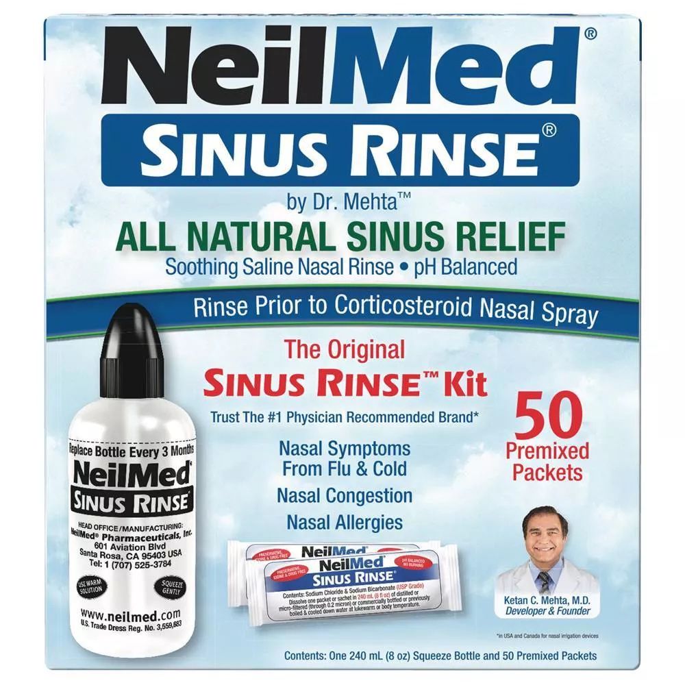 NeilMed Original Sinus Nasal Rinse Kit Packets - 50 ct