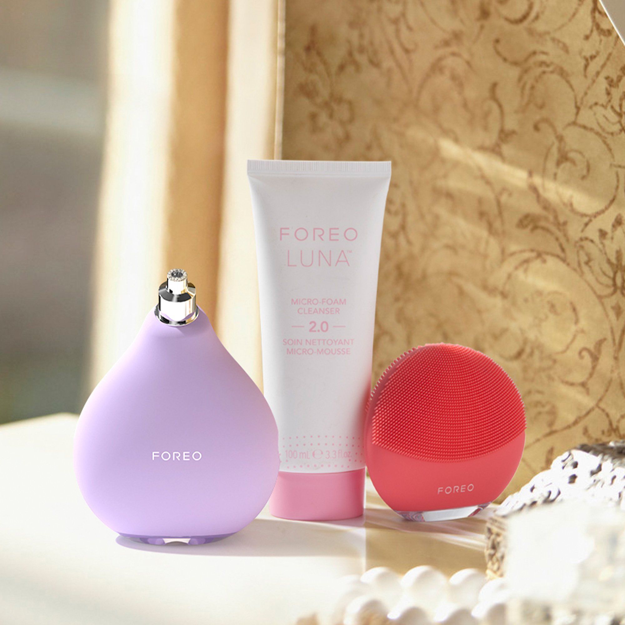 新品未開封❗️✨正規品✨FOREO F6231J FOREO KIWI™ Derma Diamond Microdermabrasion Pore Vacuum - Lavender