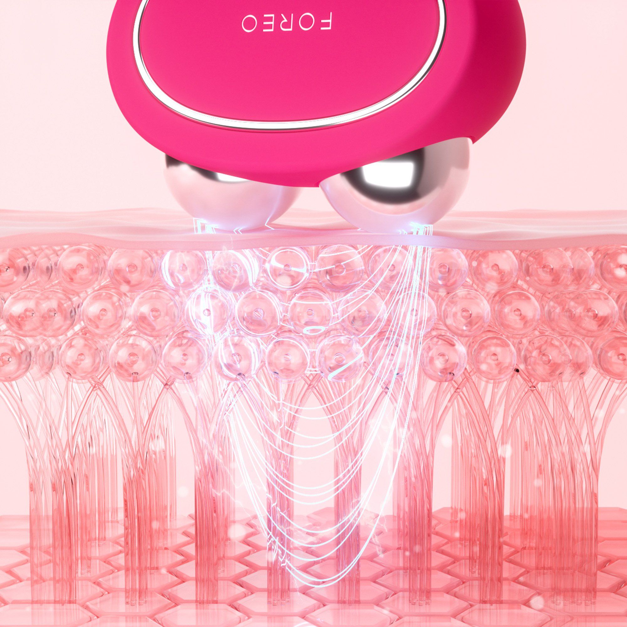 FOREO BEAR™ 2 Microcurrent Facial Toning Device - Fuschia
