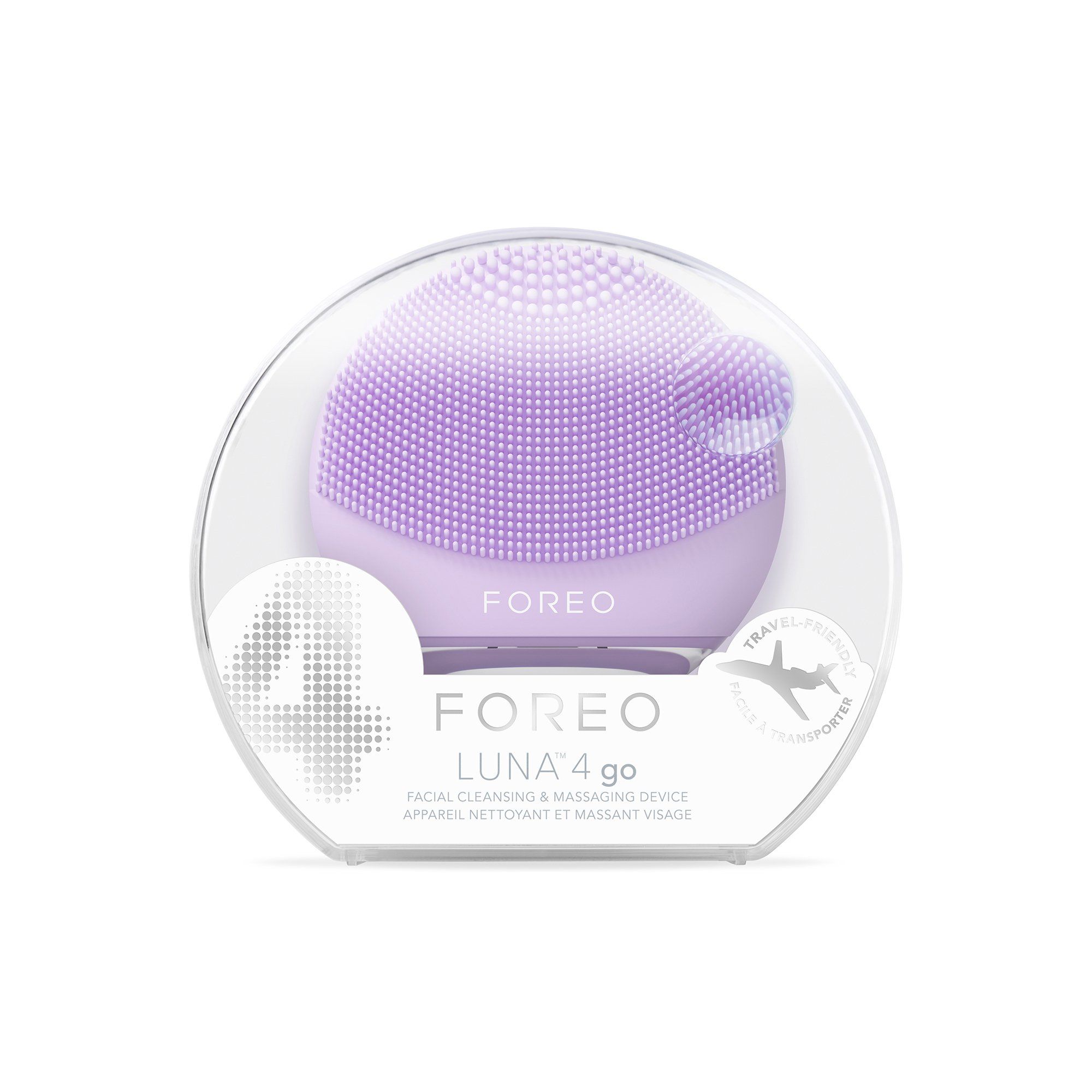 FOREO LUNA™ 4 Go Travel-Friendly Facial Cleansing & Massaging Device -  Lavender