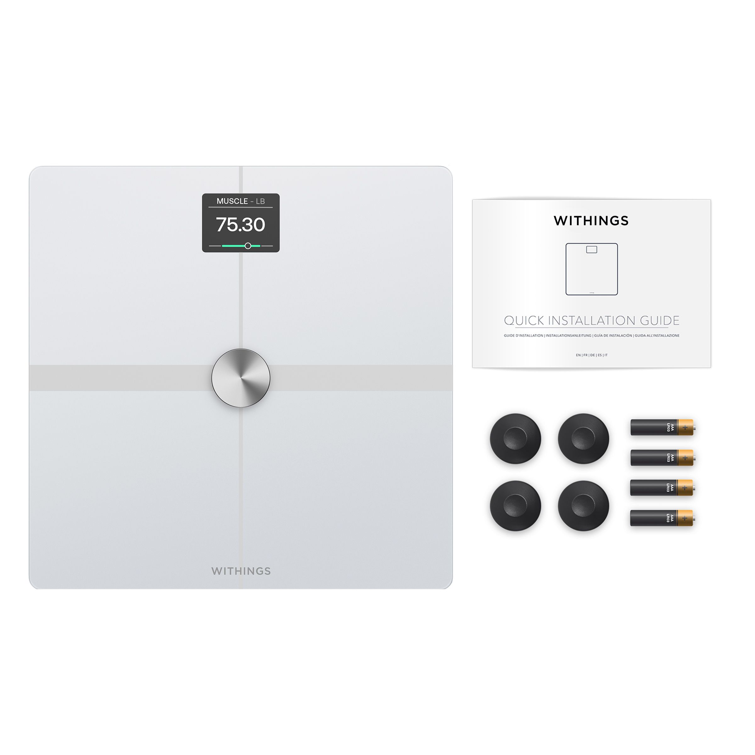 Withing   Body Comp  Wi-Fi Scale ホワイト Body - White | Withings USA