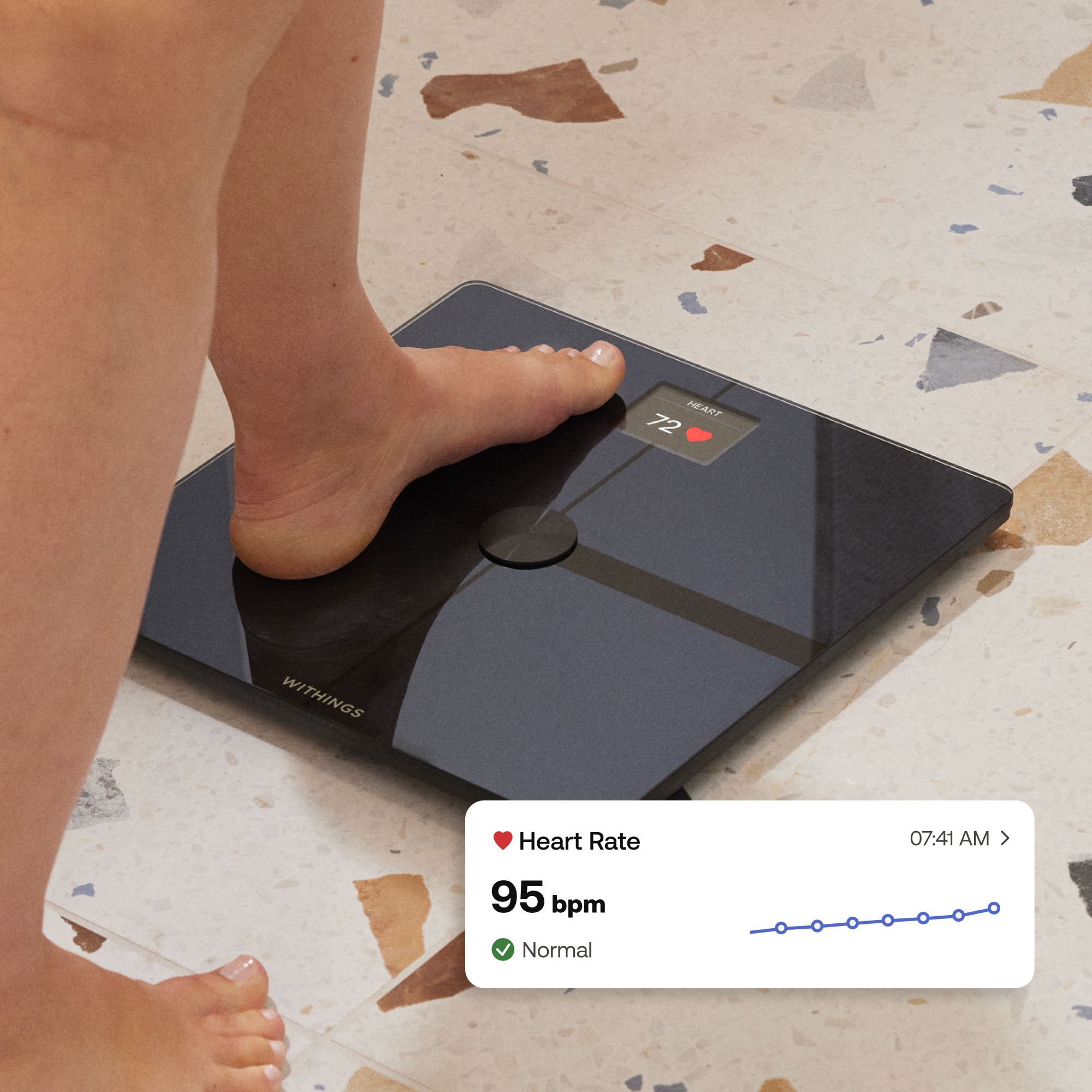 Withings Body Smart Advanced Body Composition Smart Wi Fi Scale Black 2421