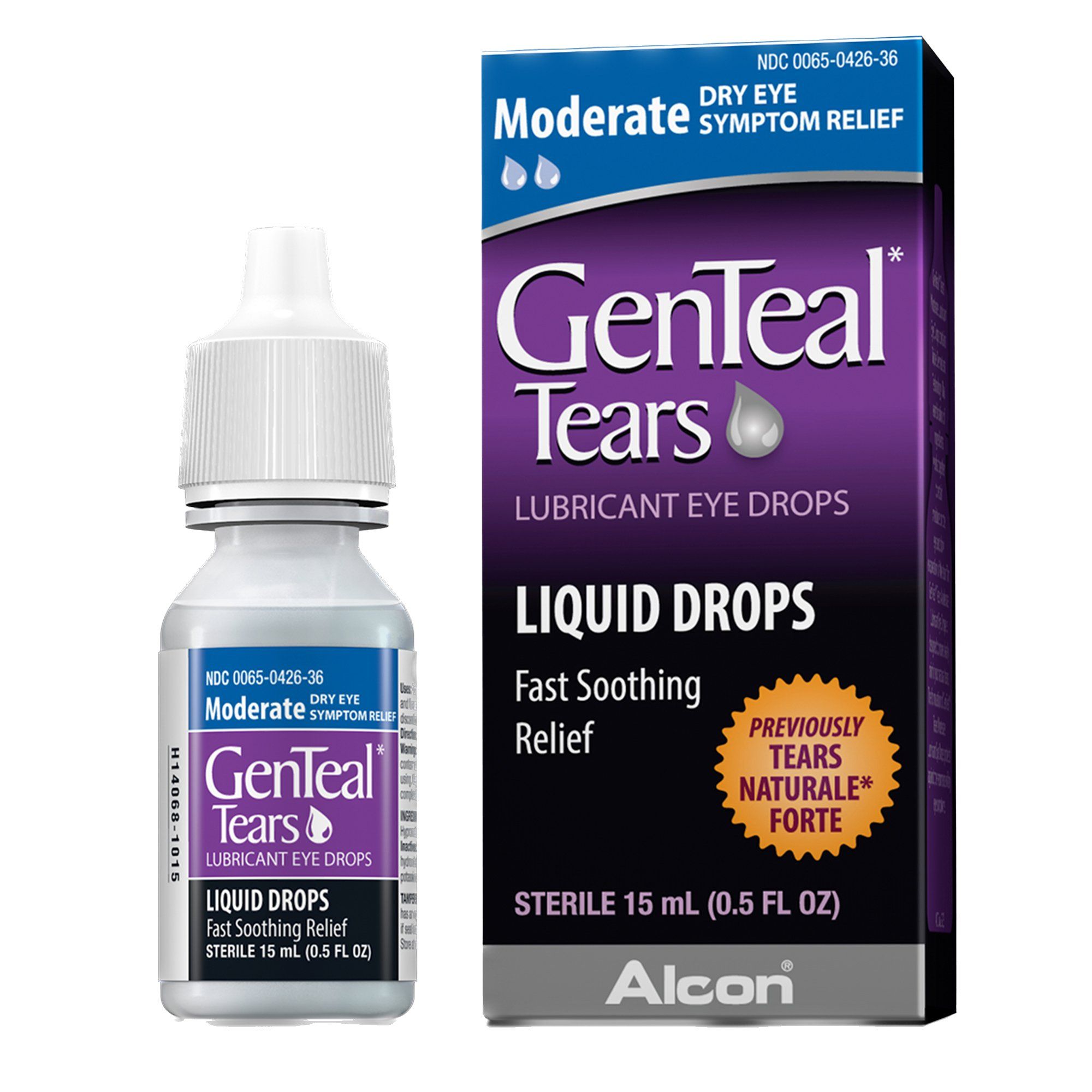 GenTeal Tears Moderate Lubricant Eye Drops - 0.5 fl oz