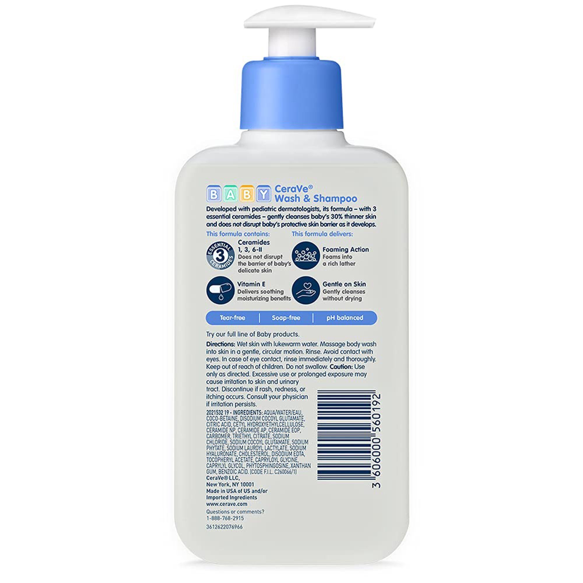CeraVe Baby Bath Wash & Shampoo - Thumbnail 2