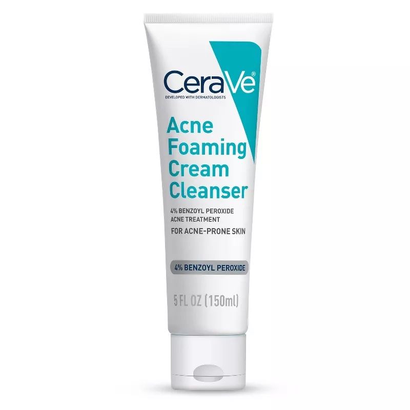 CeraVe Acne Foaming Cream Face Cleanser Acne Treatment Face Wash 5 fl oz