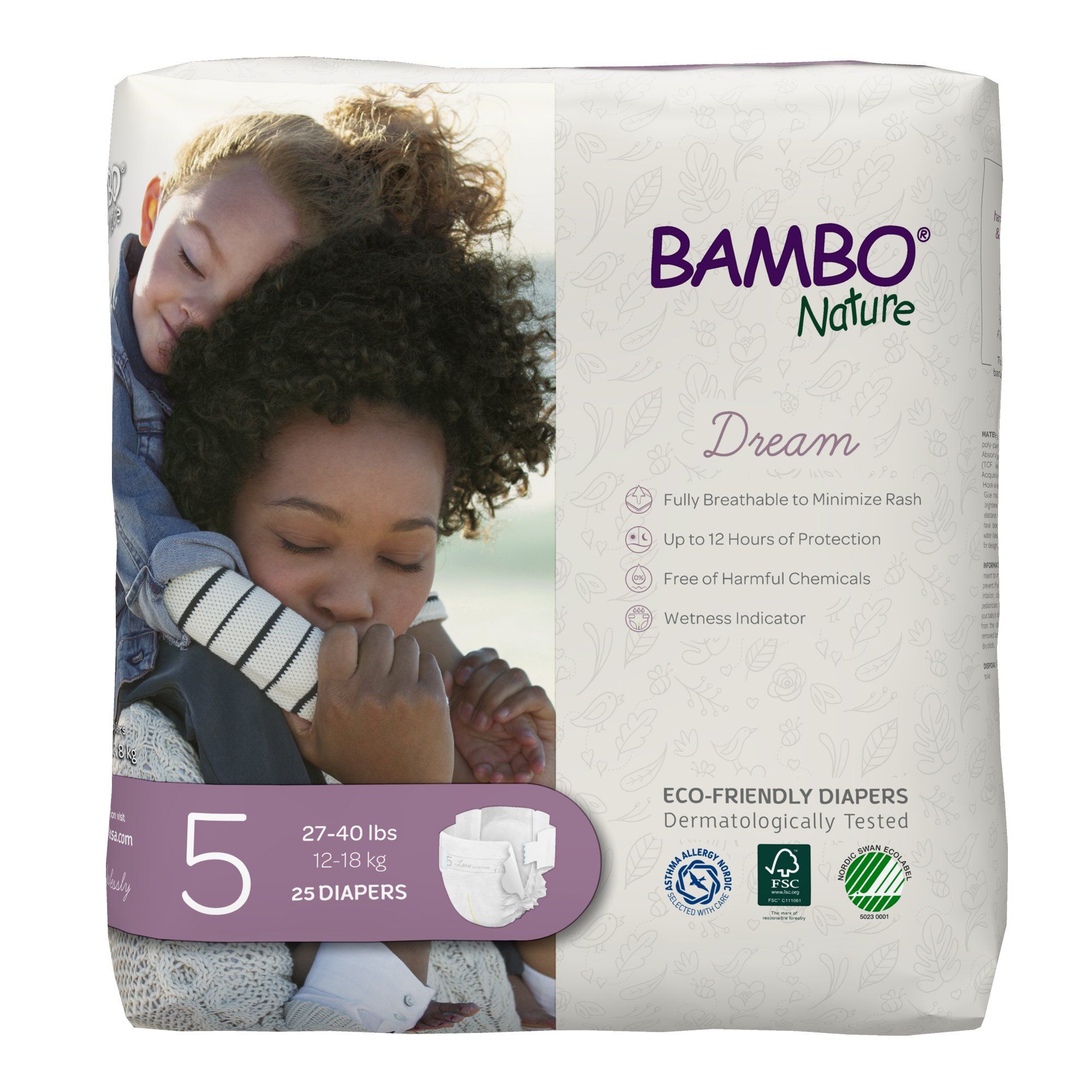 Bambo Nature Dream Toddler Training Pants, Size 6, 40 lbs & up