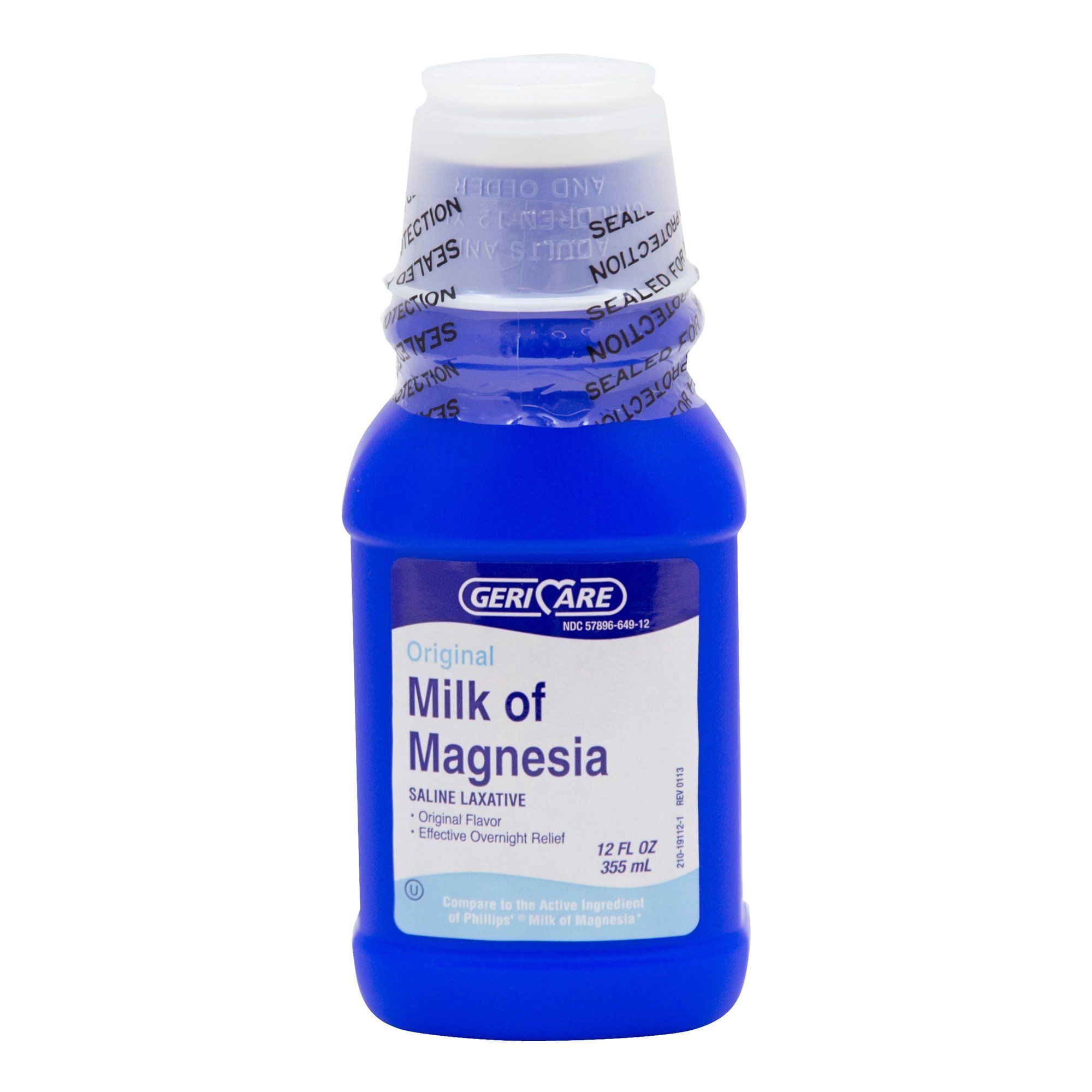 Geri-Care Milk of Magnesia Laxative Liquid, Original - 12 fl oz