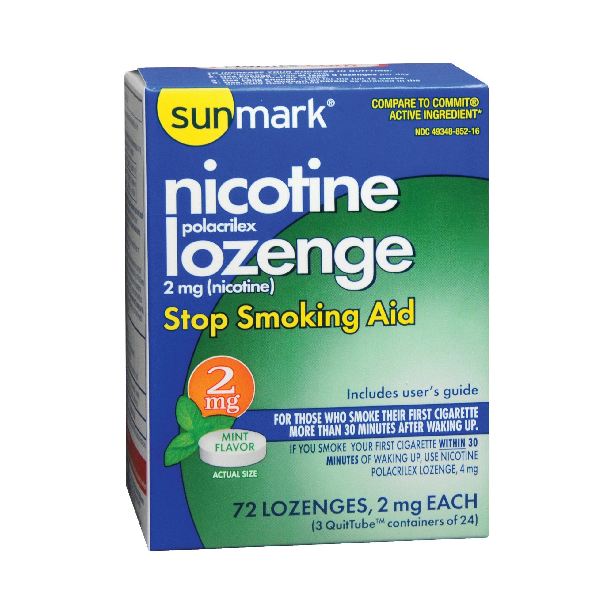 Foster & Thrive Stop Smoking Aid Nicotine Lozenge, 2 mg