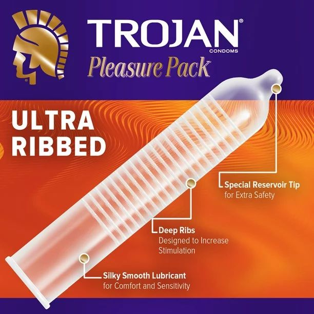 Trojan Her Pleasure Ecstasy Lubricated Latex Condoms - 3 ct | Optum Now Trojan Her Pleasure Ecstasy Lubricated Latex Condoms - 3 ct | Optum Now