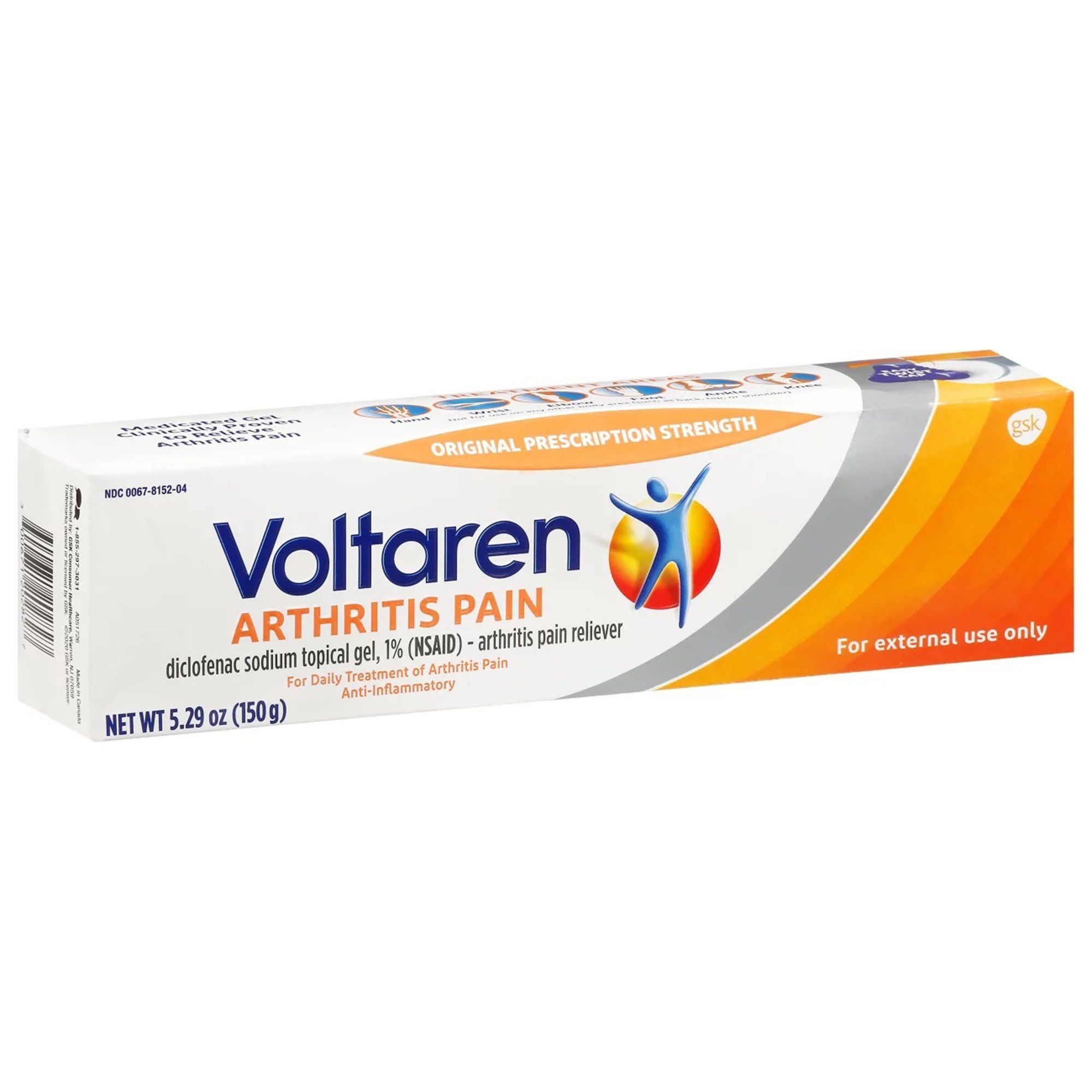 Voltaren Topical Arthritis Pain Relief Gel 5 3 oz