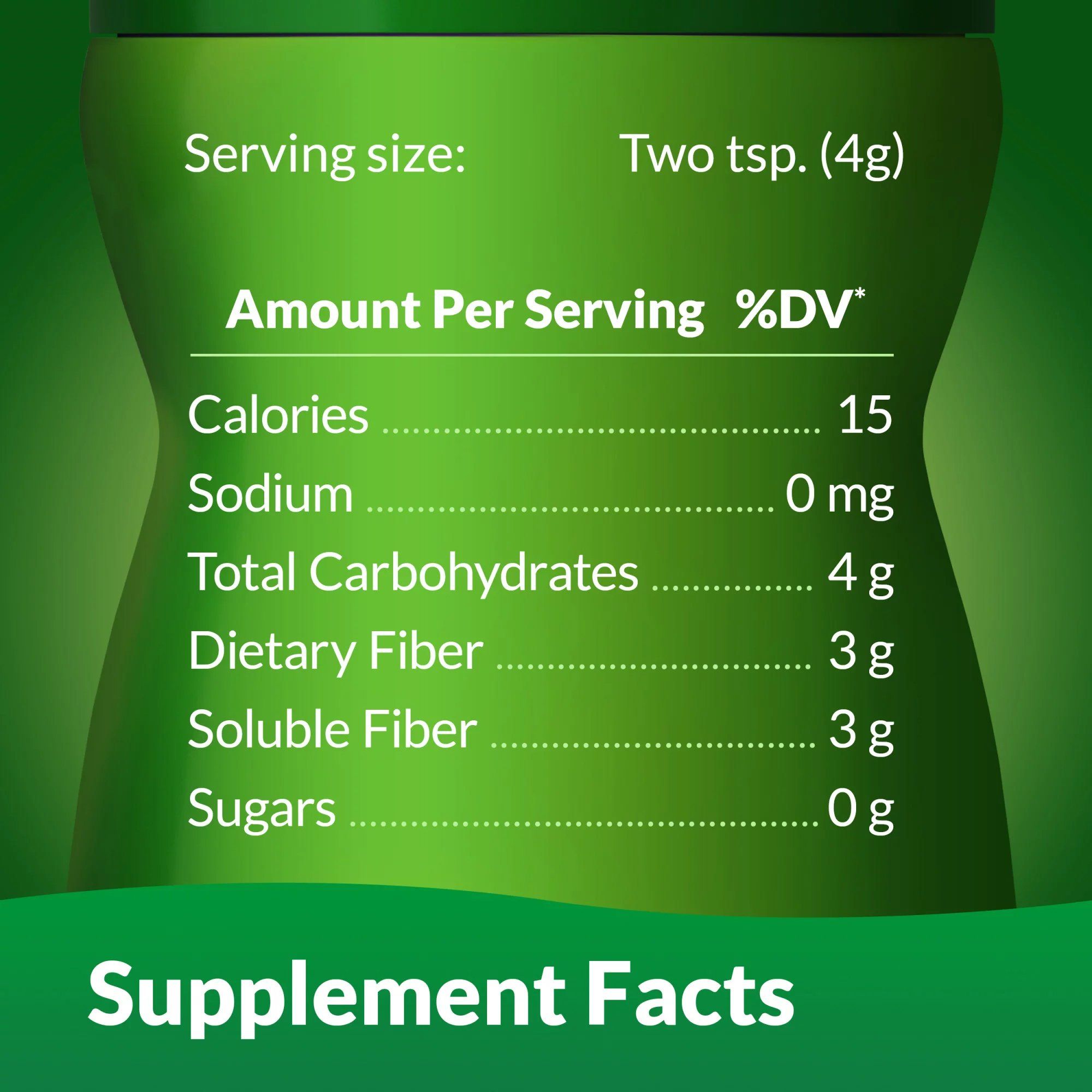 Benefiber Daily Prebiotic Fiber Powder, 62 Servings - 8.7 oz