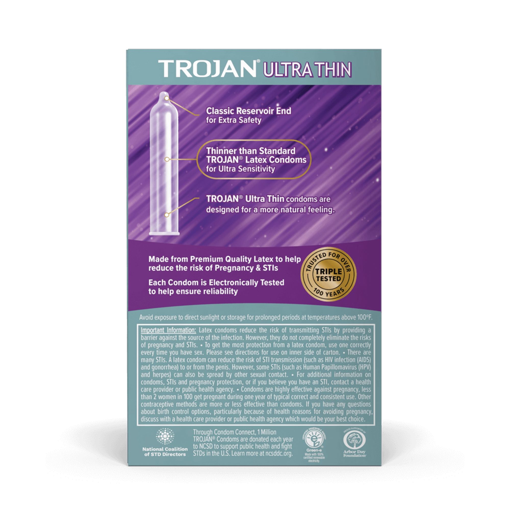 Trojan Ultra Ribbed Stimulation Condoms - 3 ct | Optum Now