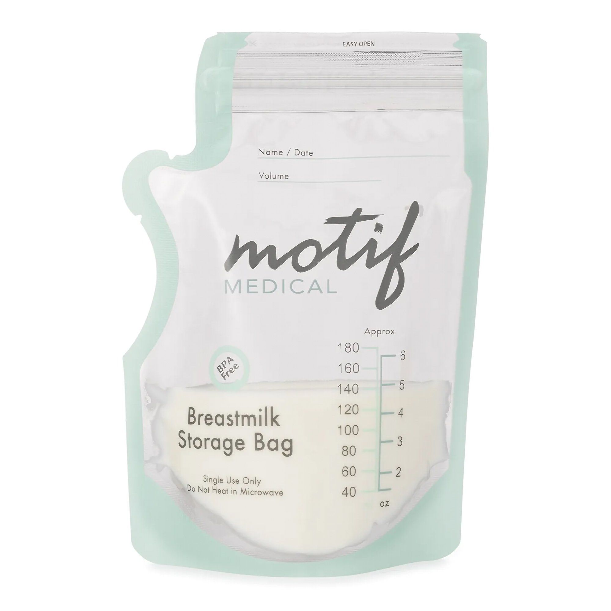 Motif Breast Milk Storage Bag, 8 oz - 40 ct | Optum Now