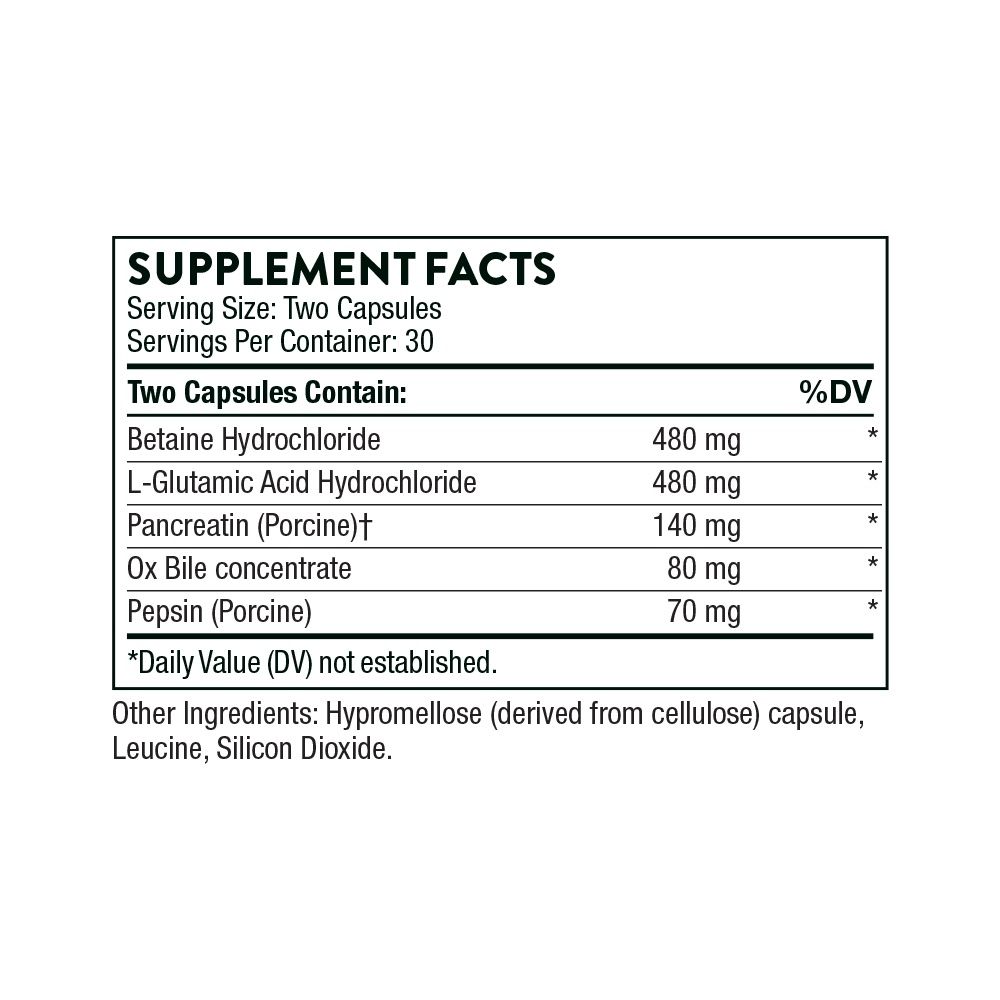 Thorne Advanced Digestive Enzymes (formerly Bio-Gest) - 60 ct