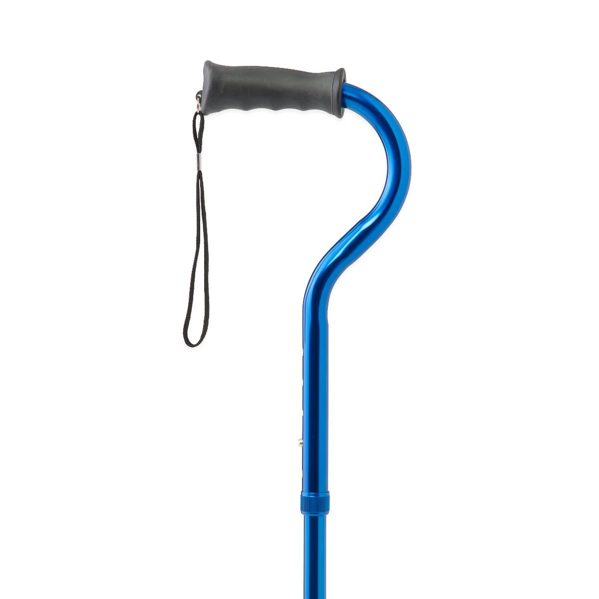 McKesson Steel Offset Handle Cane, Adjustable, 500 lbs Weight