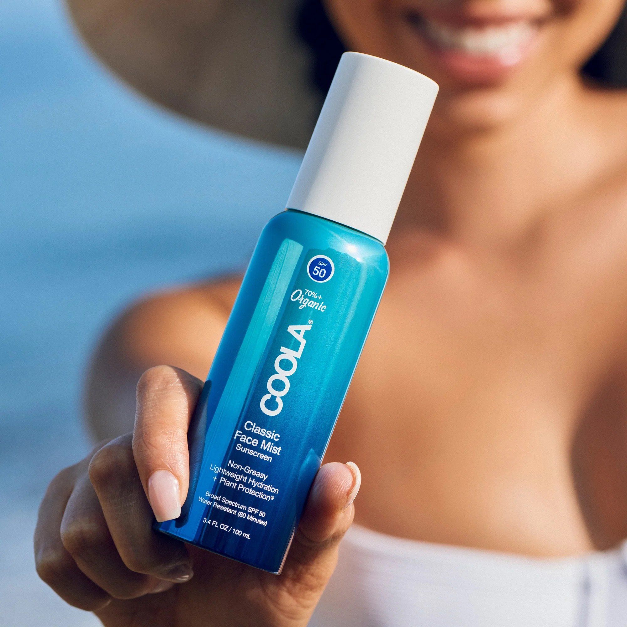 COOLA Classic Face Organic Sunscreen Mist SPF 50 3.4 fl oz