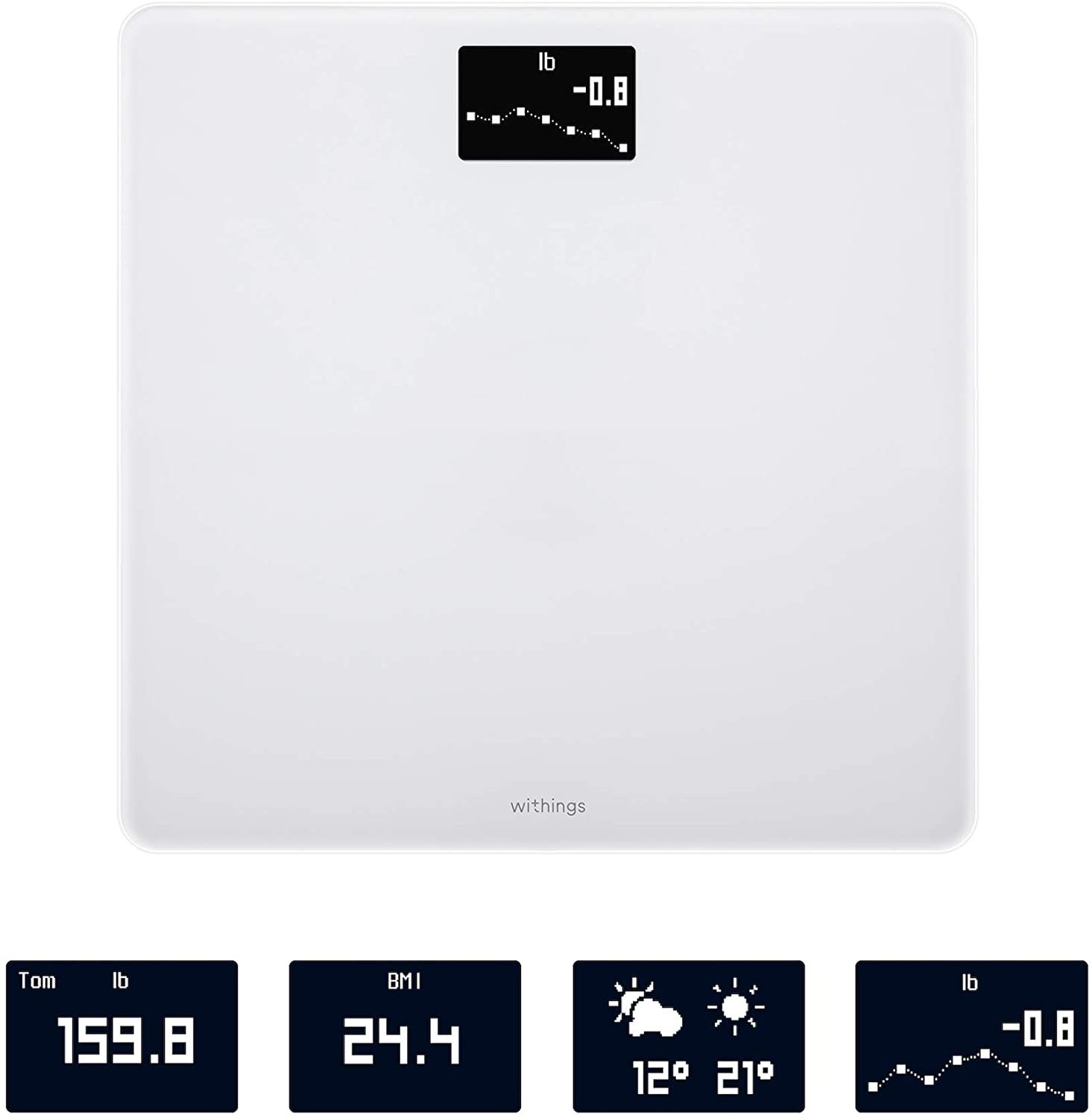 Withing   Body Comp  Wi-Fi Scale ホワイト Body Comp - White | Withings USA