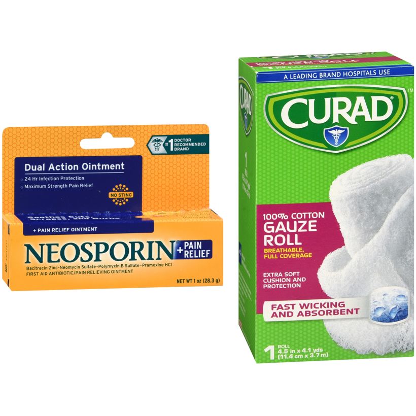 Curad Cotton Stretch Gauze Roll | 4.5x4 Yards, Pack Of 24, For Wound Care & First Aid