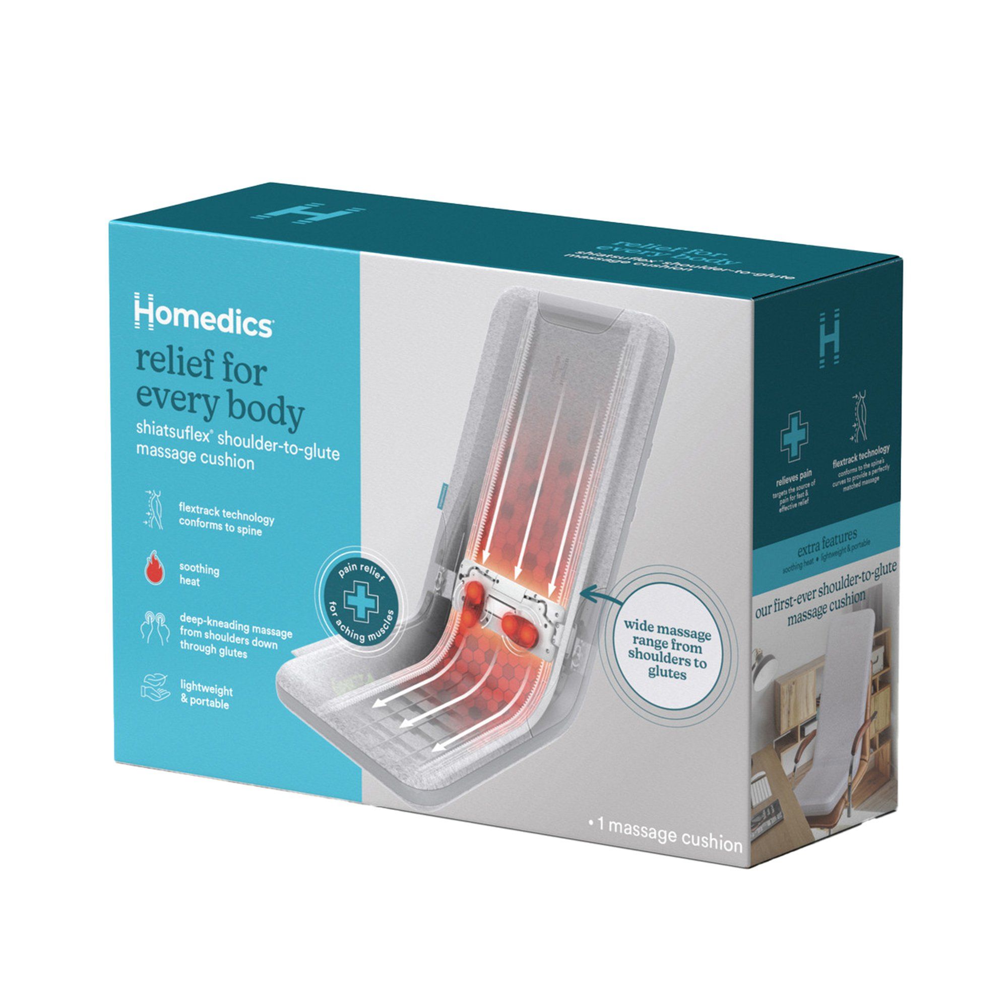 Homedics shiatsu cushion with heat best sale