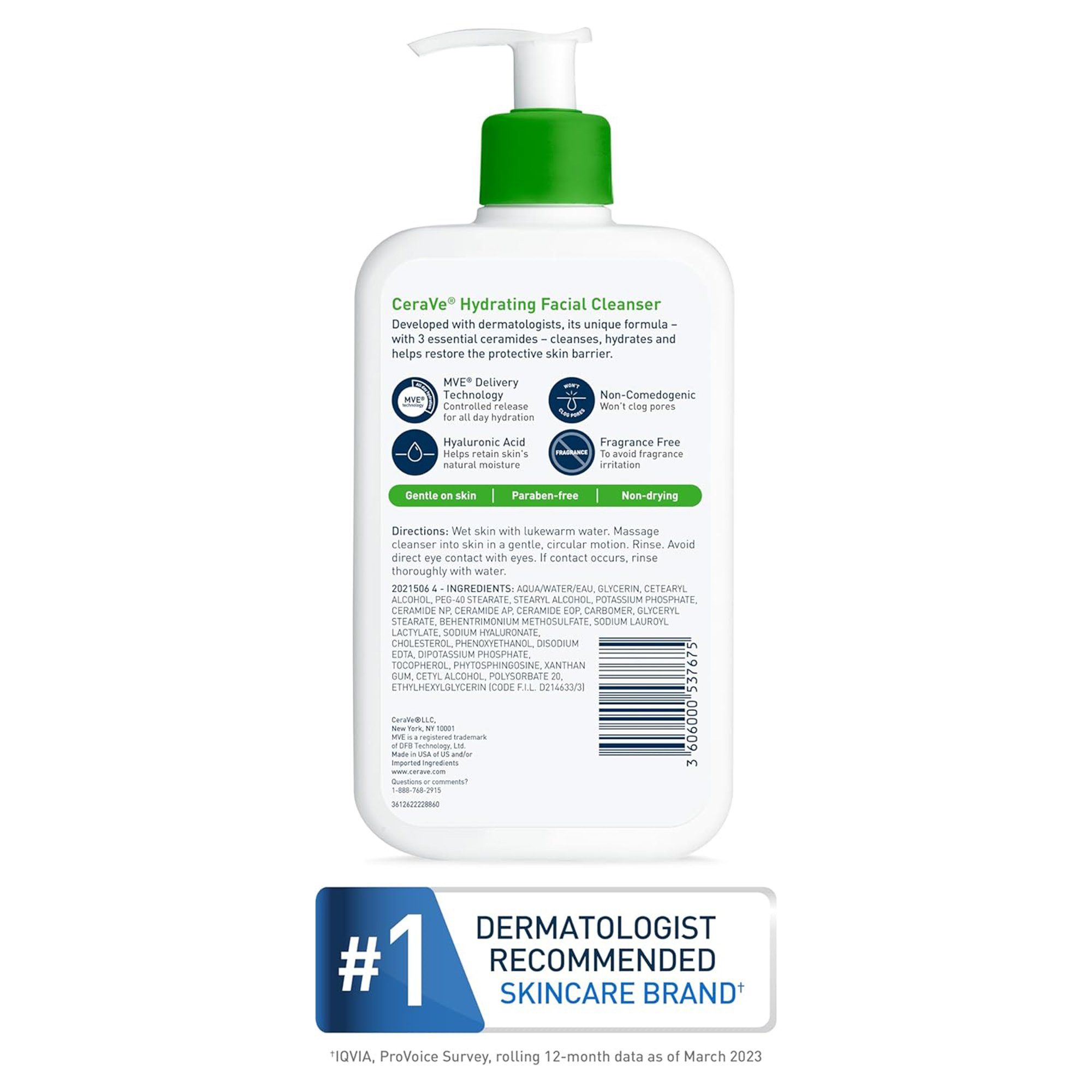 CeraVe Foaming Facial Cleanser - Thumbnail 2