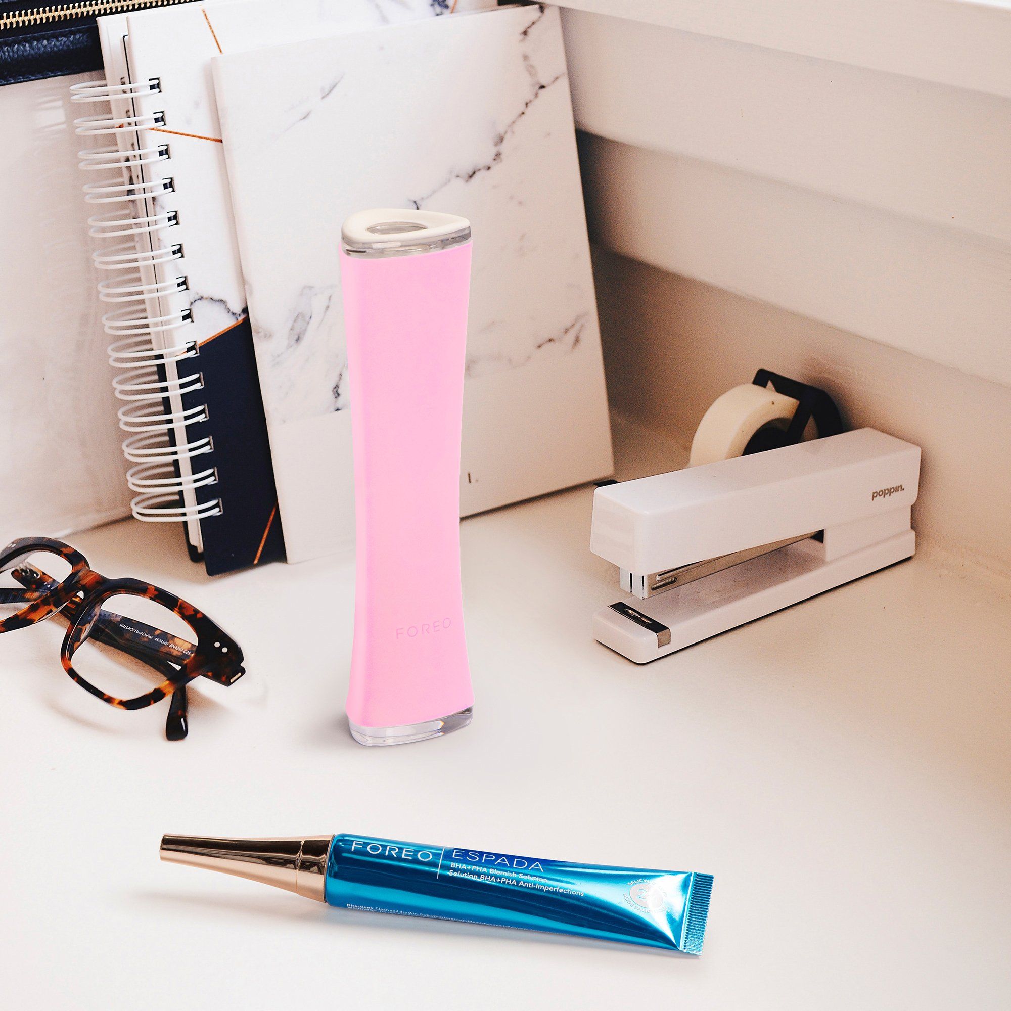 Espada 2 Blue Led Therapy Acne Treatment Device Pearl Pink | Optum Now