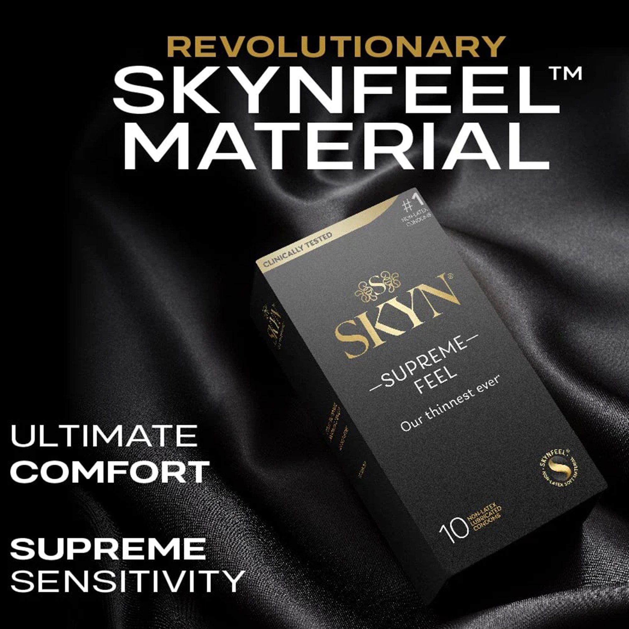 skyn original non-latex lubricated condoms Lifestyles SKYN Original Lubricated Non Latex Condoms - 12 ct main image 0