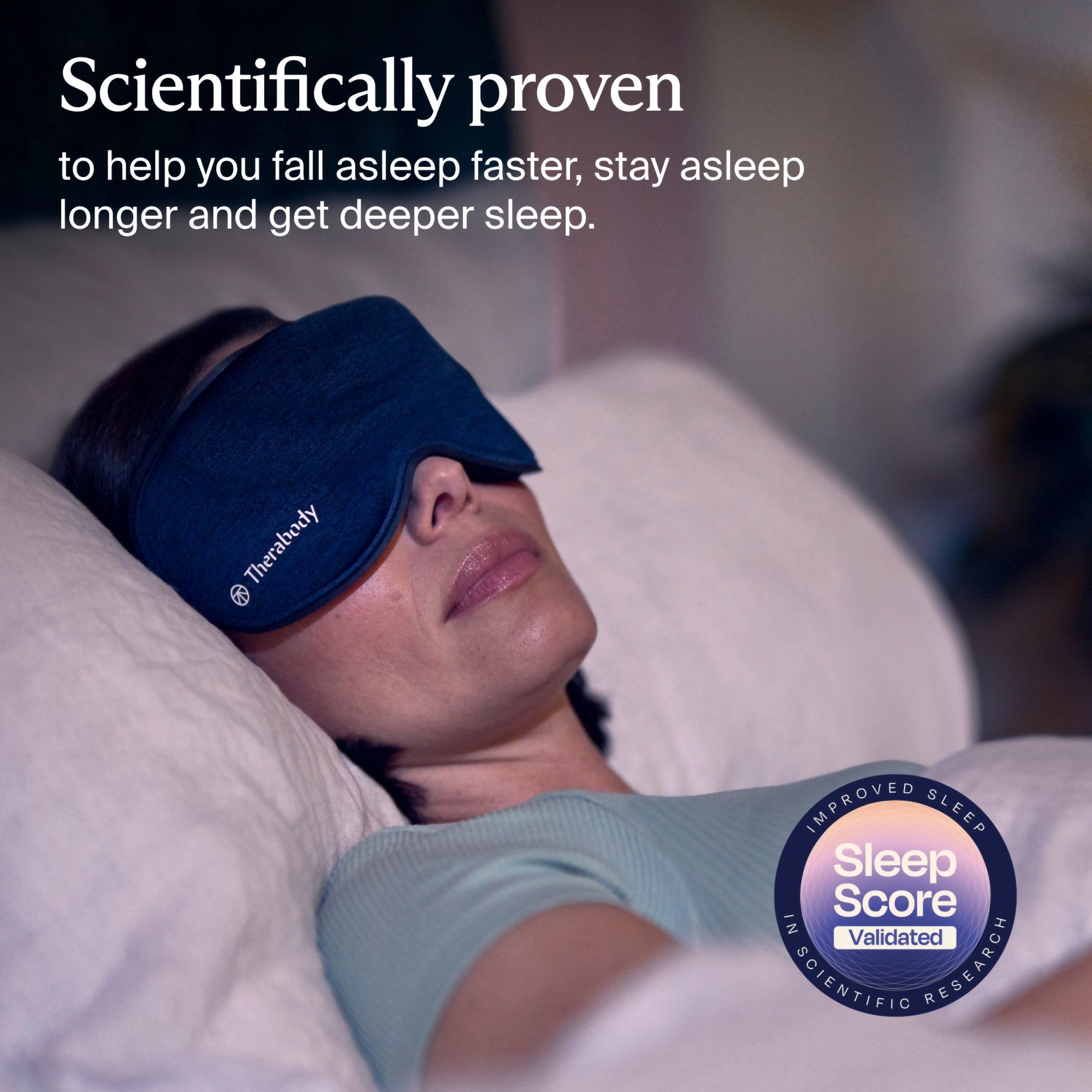 Therabody Therapeutic Sleep Mask Navy | Optum Now