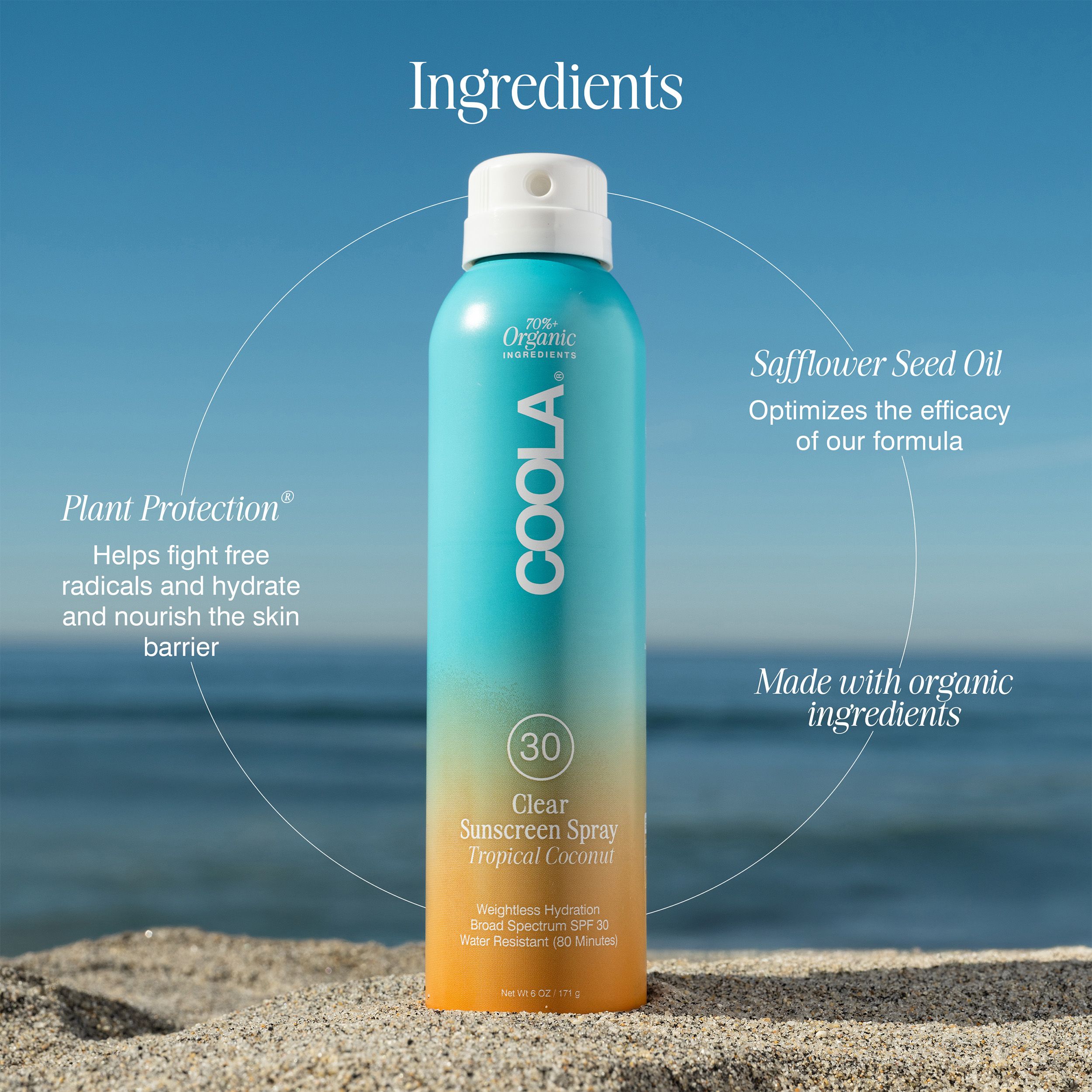 COOLA Classic Body Organic Sunscreen Spray, SPF | Optum Now