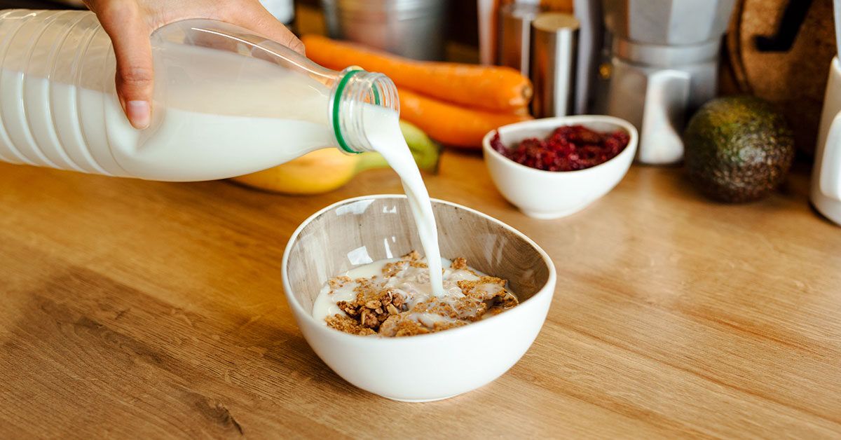 Cereal eating technique should be lots of milk with small pours.