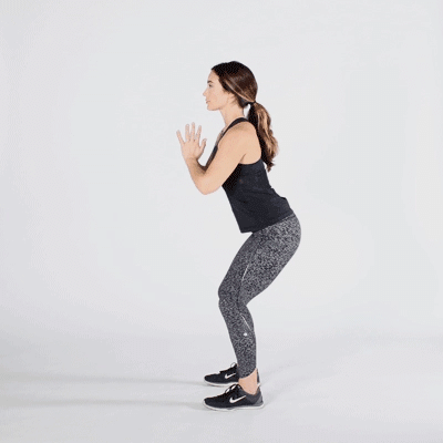 inhale and exhale during squat