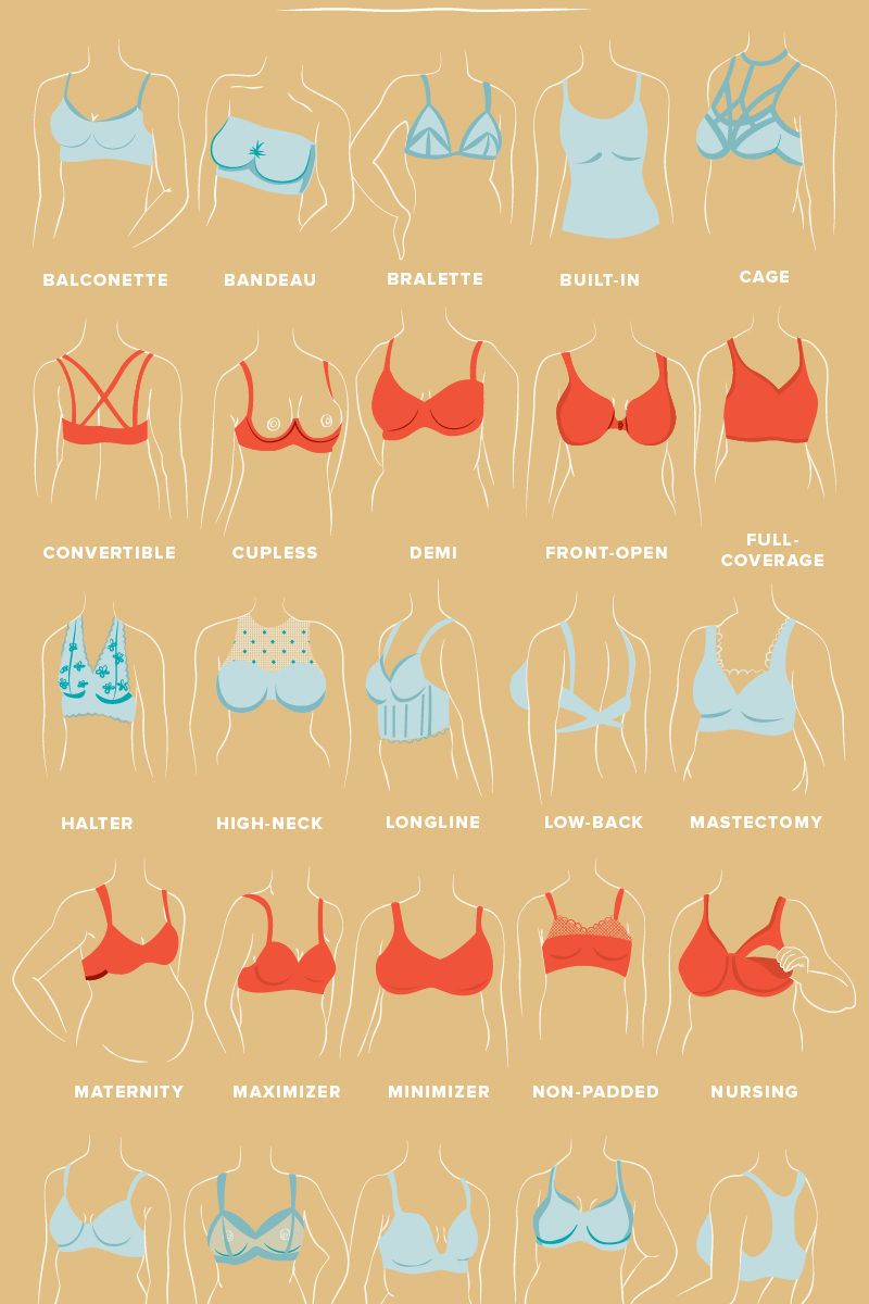 31 Types of Bras: Cups, Straps, Support, Sizing, and More