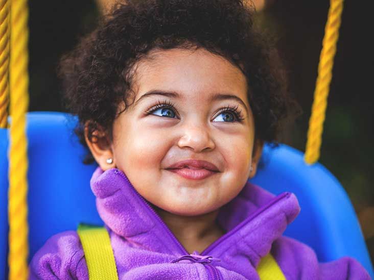 black baby girl with blue eyes