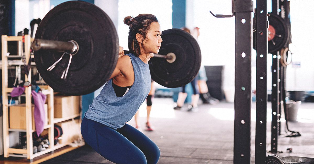 Barbell Squat - Thighs Exercise for Gym 