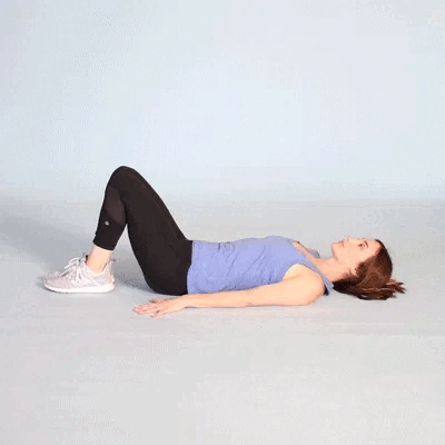 Reverse crunches