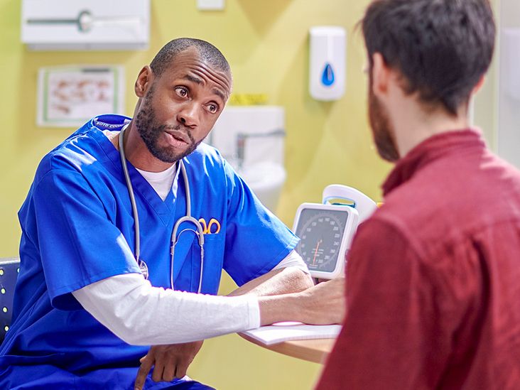 Nurse practicing Yoga at work Stock Photo - Alamy