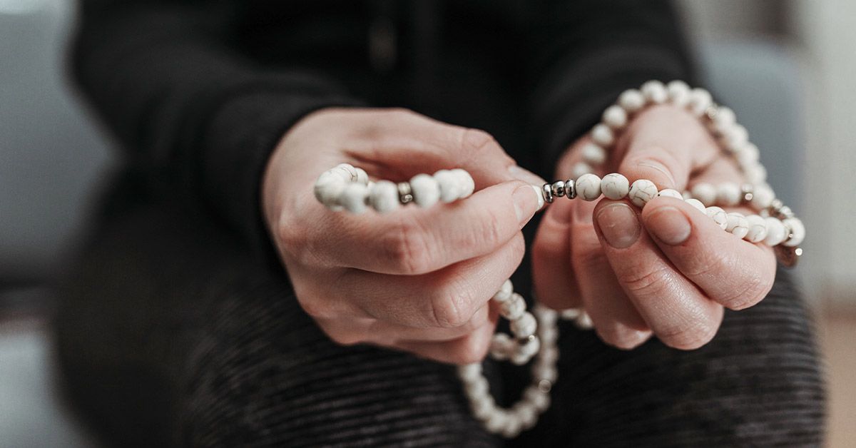 Buddhist Sandalwood Prayer bead, 108 pcs Mala beads, Meditation
