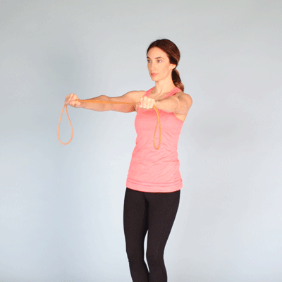 Resistance band pull apart