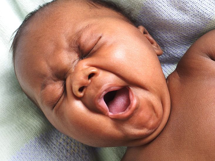 toddler yawning