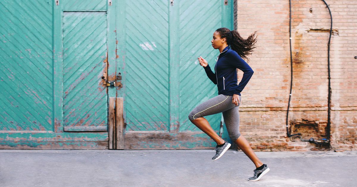 Running while female