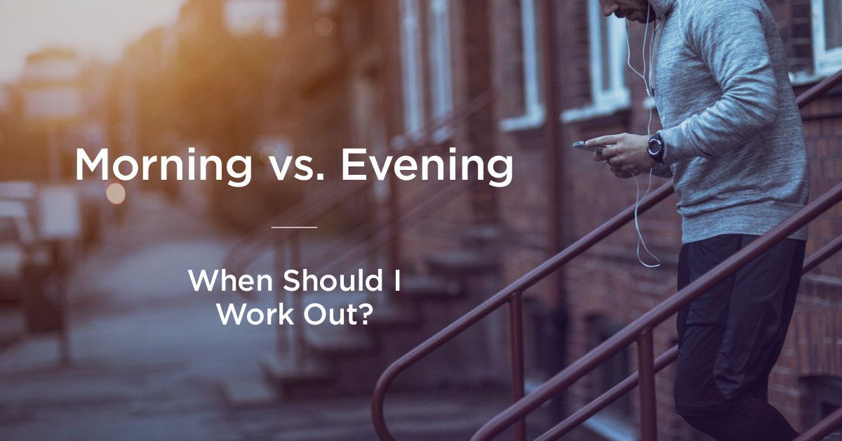 Can we exercise in best sale evening for weight loss