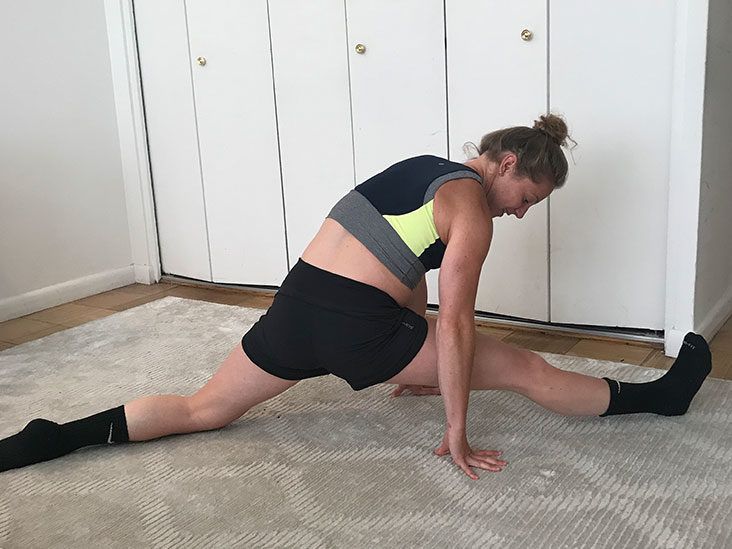 The easiest method to do the side split 