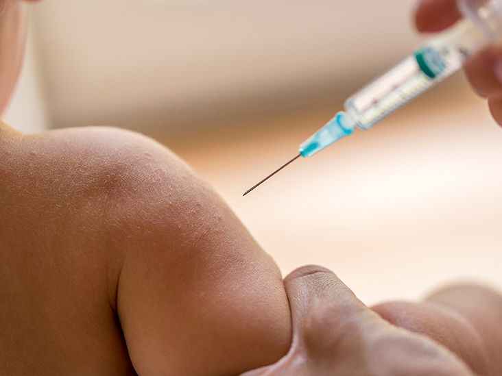 Larger needle for vaccines if you're over a certain weight