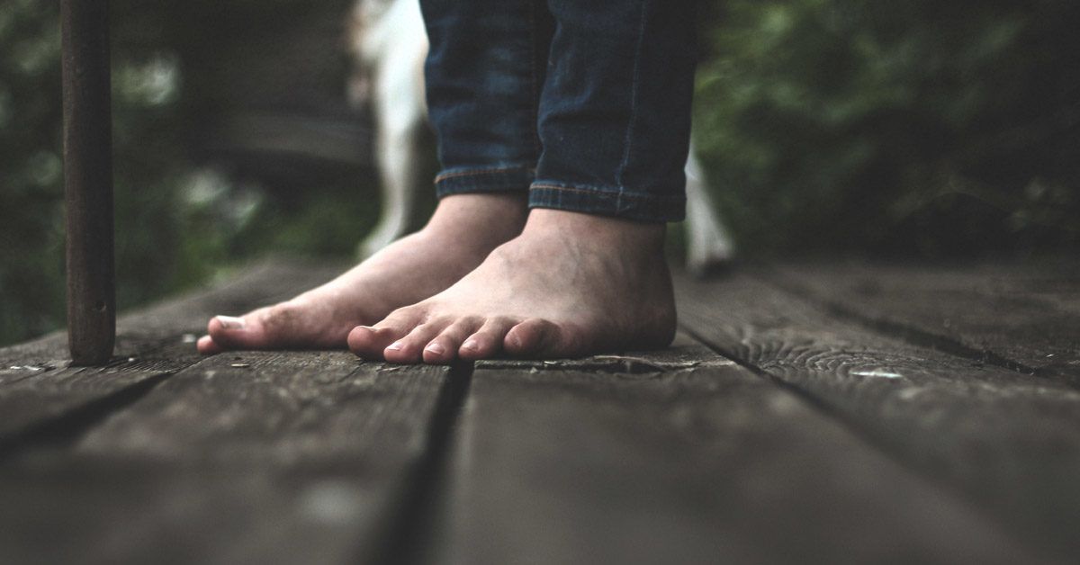 Why let children run barefoot