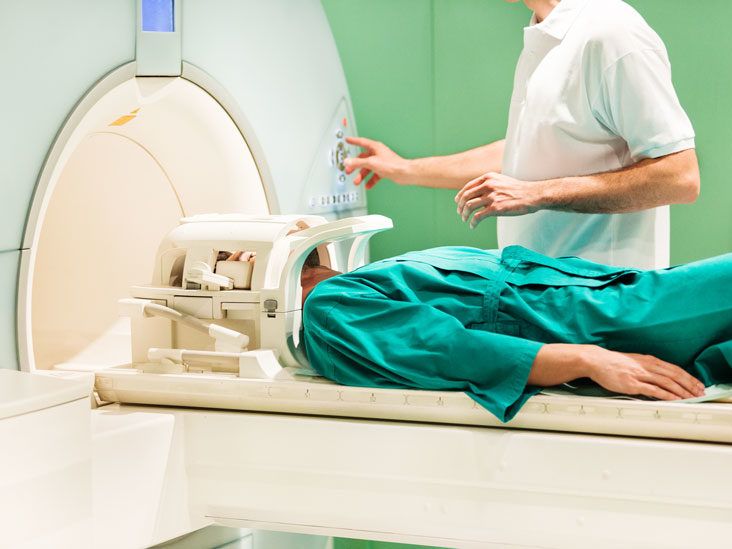 mri machine without cover