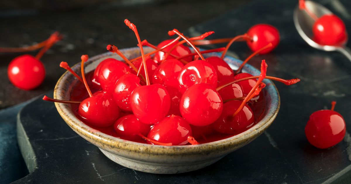 Coronation Red Maraschino Cherries