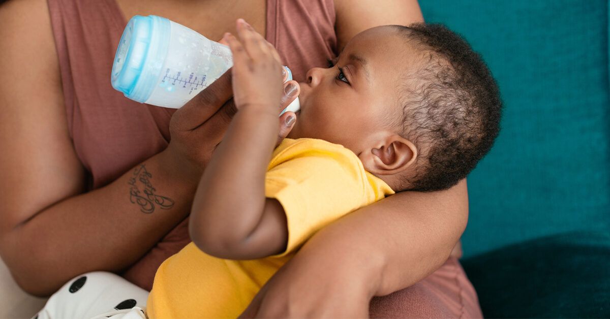 Night time best sale bottle feeding