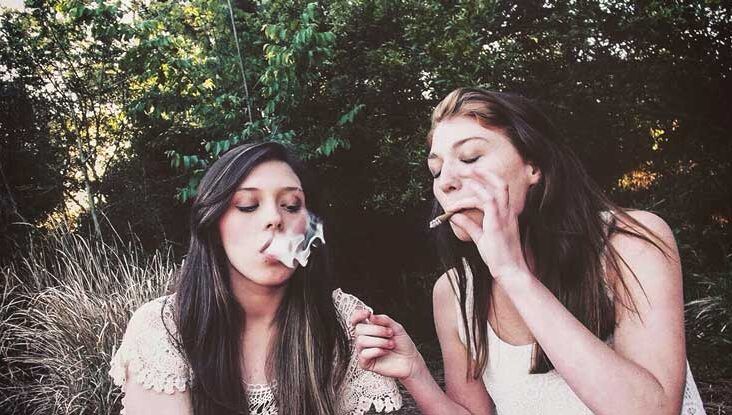 tumblr pretty girls smoking weed